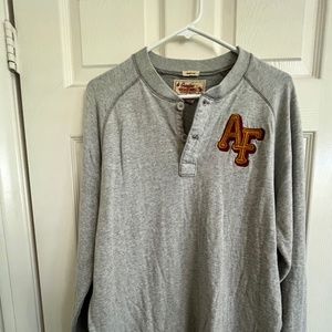 Abercrombie & Fitch | Extra Large | Silver | Long Sleeve Shirt | Like New